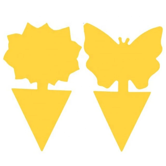 Butterfly Shape Yellow Sticky Trap